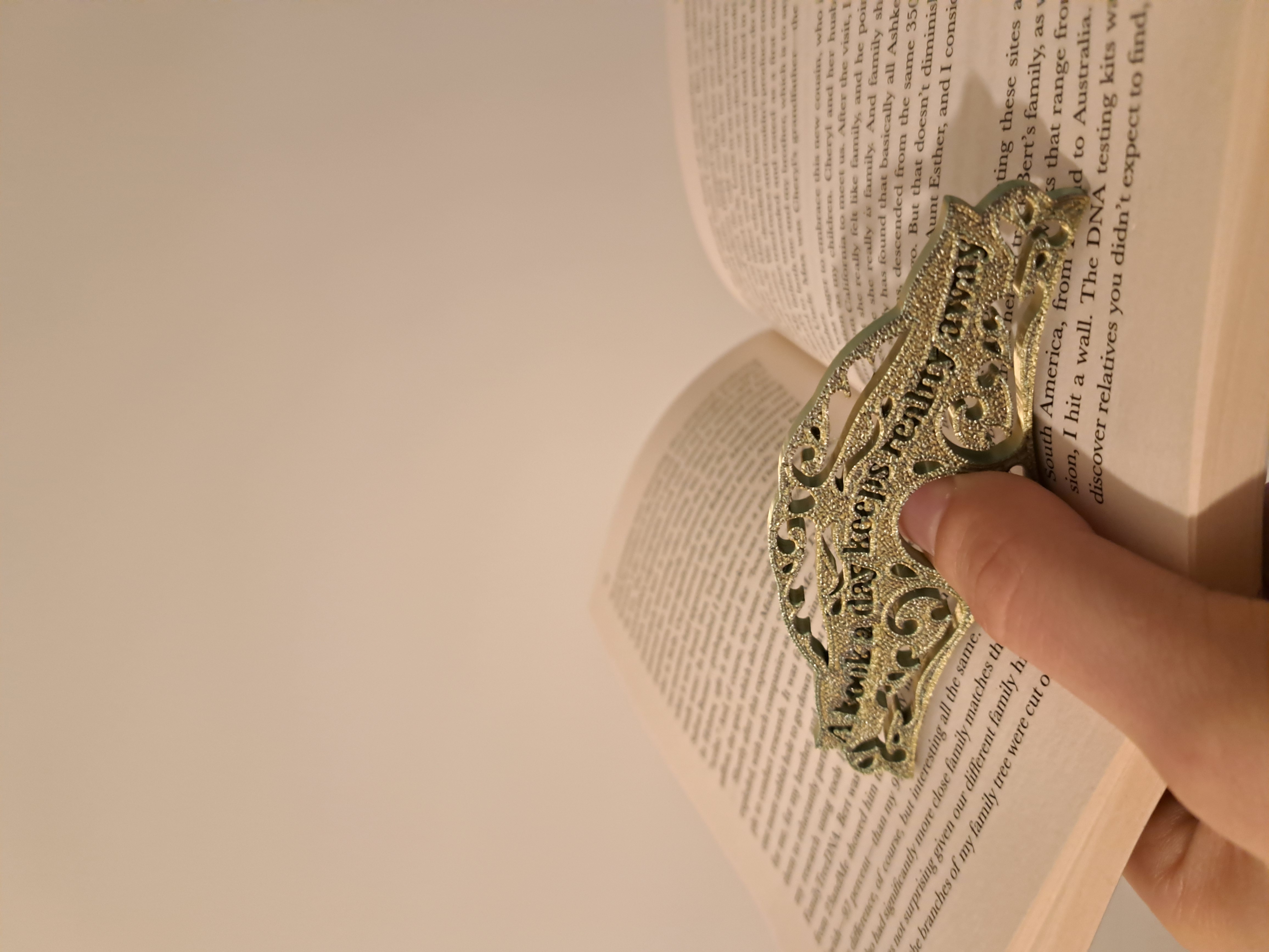 Book Thumb Holder